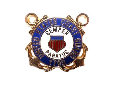 画像1: Deadstock US.Military Pins #697 United States Coast Guard 米沿岸警備隊 