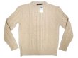 画像1: POLO Ralph Lauren Irish Fisherman's Sweater Crew  ポロ・ラルフ カシミア混 (1)