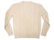 画像2: POLO Ralph Lauren Irish Fisherman's Sweater Crew  ポロ・ラルフ カシミア混 (2)