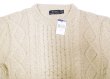 画像3: POLO Ralph Lauren Irish Fisherman's Sweater Crew  ポロ・ラルフ カシミア混 (3)