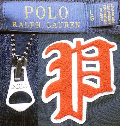 画像3: POLO Ralph Lauren Lettered Zip Hoodie BLM EXCLUSIVE ジップパーカー紺