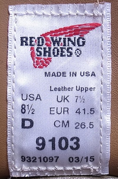 画像3: RED WING 9103 Postman Roughout レッド・ウイング ポストマン アメリカ製 