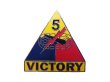 画像1: Deadstock US.Military Pins #707 US ARMY 5th Armored Division VICTORY (1)