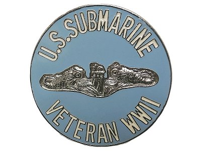 画像1: Deadstock US.Military Pins #709 United States. Submarine Veteran WW2 Pin