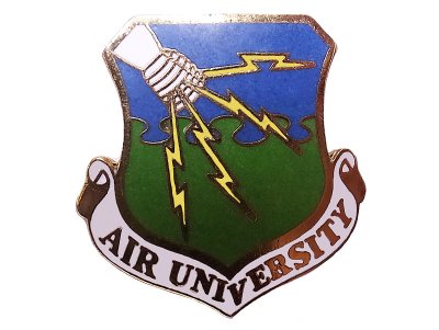 画像1: Deadstock US.Military Pins #728 USAF AIR UNIVERSITY 米空軍大学 Pin