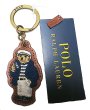 画像2: POLO BEAR LEATHER KEY RING Sailor ポロ・ベアー 本革刺繍キーホルダー (2)