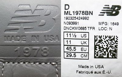 画像3: New Balance ML1978BN All Suede Leather（本革）×Vibram Sole アメリカ製