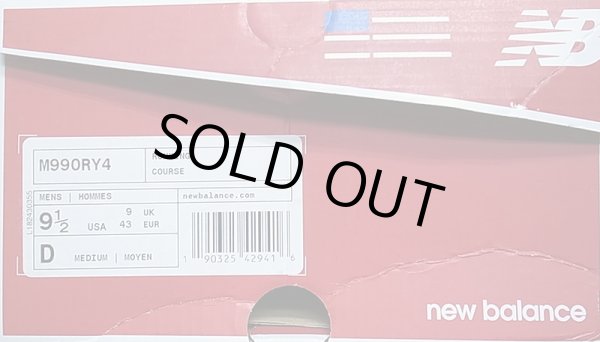 画像6: New Balance M990RY4 Made in USA ニューバランス M990RY4 アメリカ製 箱付 (6)
