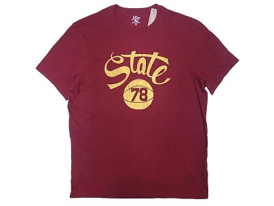 画像1: J.Crew "State 78" Graphic Tee  ジェイ・クルー プリントTシャツ Vintage加工