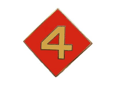 画像1: Deadstock US.Military Pins #751 USMC 4th Marine Division 第4海兵師団 小