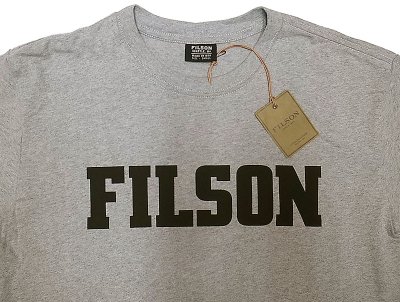 画像2: Filson Graphic Tee "FILSON" Heather Gray フィルソンTee 灰杢 アメリカ製