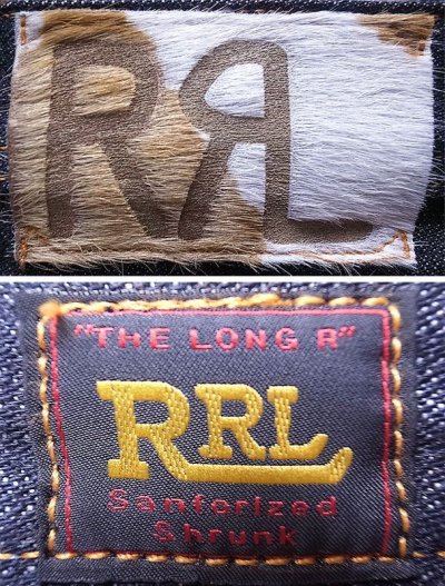 画像2: RRL LIMITED 131 Lee Cowboy type Hair on hide Long R USA製（Japan Denim)