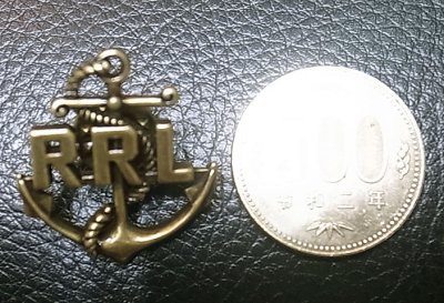 画像3: Double RL(RRL) Brass Pins #10 RRL Anchor ダブルアールエル ピンバッジ 