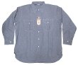 画像2: Deadstock 1945'S Lee Blue Chambray Shirts リー デッドストック アメリカ製　 (2)
