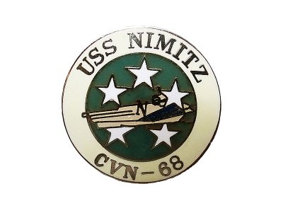 画像1: Deadstock US.Military Pins #775 US.NAVY USS Nimitz, CVN-68  Pin