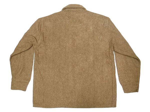 画像2: Deadstock 1980-90'S Melton Outer Wear メルトン CPO JK 茶ウール Made in USA (2)