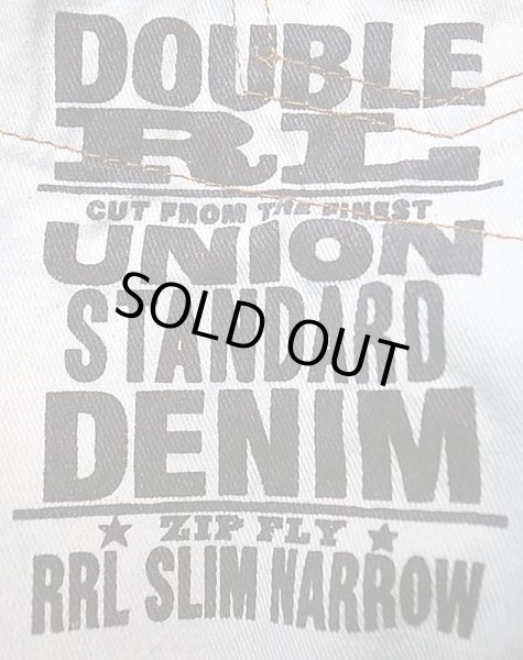 画像6: RRL(Double RL) SLIM NARROW  JEANS ONE WASH ダブルアールエル (6)