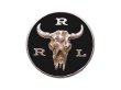 画像3: RRL Brass Pins #12 ダブルアールエル 牛頭スカル エナメル ピンバッジ  (3)