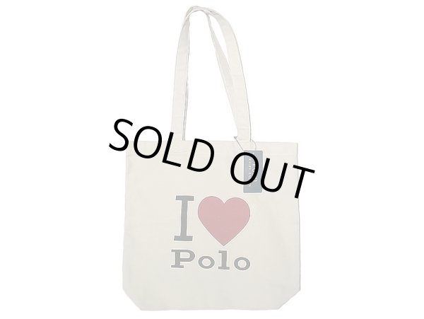 画像1: POLO Ralph Lauren "I♡POLO" Shopping Bag ポロ ショルダー エコバック (1)
