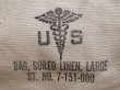 画像1: Deadstock 1953'S US.NAVY Hospital Corpsman LAUNDRY BAG LINEN 米軍実物 (1)