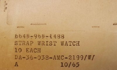 画像3: Deadstock 1965'S US.ARMY WRIST WATCH STRAP NOS  ウオッチ・ベルト 銀