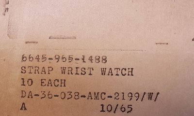 画像3: Deadstock 1965'S US.ARMY WRIST WATCH STRAP NOS  ウオッチ・ベルト 黒