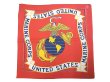 画像1: Deadstock 1986-95'S USMC(United States Marine Crops) Bandana アメリカ製 (1)