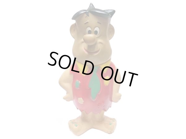 画像1: Hanna-Barbera Production FLINTSTONES Fred Flintstone Figure 1960'S B品 (1)