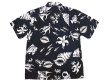 画像2: POLO RALPH LAUREN Cotton Hawaiian Shirts ポロ・ラルフ ハワイアン 紺 (2)