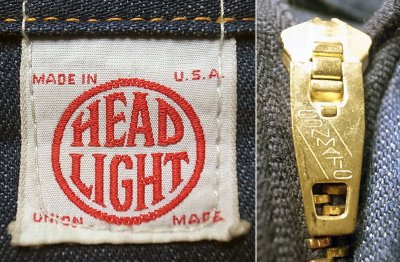 画像3: Deadstock 1950'S HEADLIGHT Dungarees ヘッドライト デッドストック アメリカ製