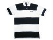 画像2: Deadstock 1993-98'S POLO SPORT Polo Shirts ポロスポーツ ポロシャツ 鹿子 黒白 (2)