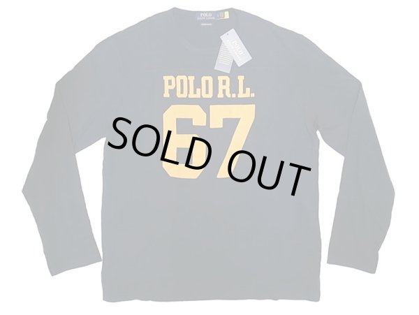 画像1: POLO Ralph Lauren  "POLO R.L.67" L/S T-Shirts ポロ・ラルフ  ロンTee 紺×黄 (1)