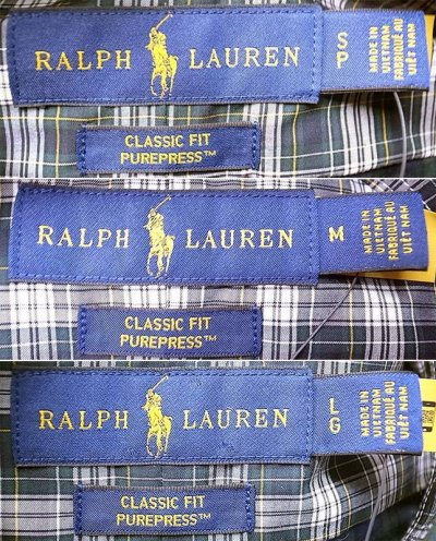 画像3: Ralph Lauren Crazy Tartan Plaid .B.D.Shirts クレージーチェック ボタンダウン
