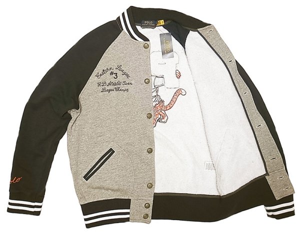 画像3: POLO RL VINTAGE TIGER BASEBALL JK ポロ ボタンスウェットJK (3)