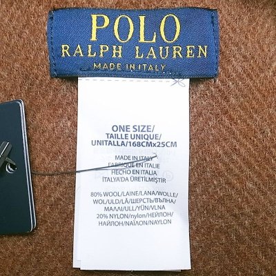 画像3: POLO RALPH LAUREN REVERSIBLE PLAID WOOL SCARF イタリア製
