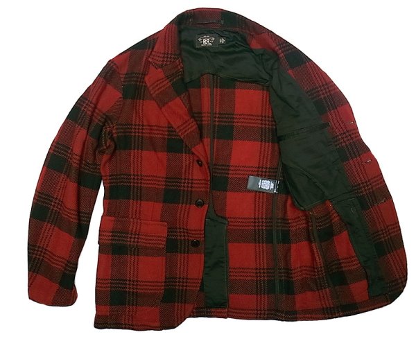 画像4: RRL Unconstructed Wool Plaid JK ダブルアールエル ブレイド JK (4)