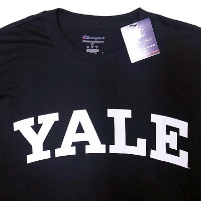 画像1: Champion®College Tee チャンピオン・カレッジ 紺 イェール大学 "Yale"
