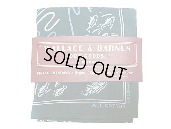 画像1: WALLACE & BARNES Vintage Bandana  ウォレス&バーンズ バンダナ D (1)