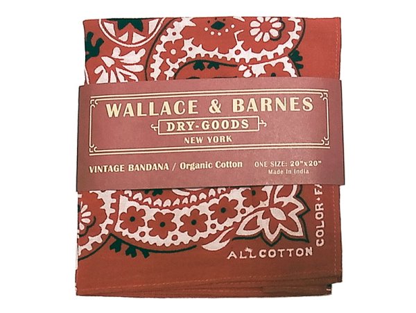 画像1: WALLACE & BARNES Vintage Bandana  ウォレス&バーンズ バンダナ I (1)