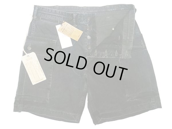 画像3: RRL Military Utility Shorts Poplin 黒 ダブルアールエル カーゴ ショーツ (3)