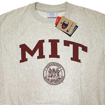 画像1: Champion® Reverse Weave® Crew "MIT" マサチューセッツ工科大学