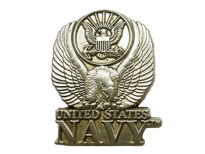 画像1: Deadstock 1999'S© US Military Pins #820 US.NAVY Pin Pewter  