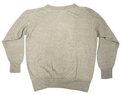 画像2: Deadstock 1950'S Unkown-Brand  Sweat Shirts  Gray Made in USA