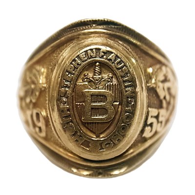画像1: Stephen F. Austin High School 1955'S  Vintage School Ring 10K(10金)