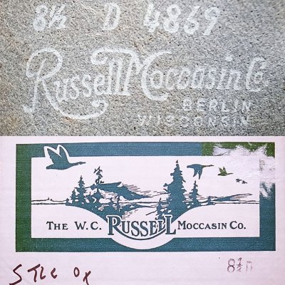 画像3: RUSSELL MOCCASIN SUEDE TLC OX Double Vamp NOS アメリカ製　
