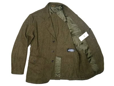 画像1: RRL Acklington JK Tweed Sports Coat ダブルアールエル ヘリンボーン