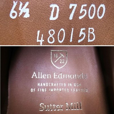 画像3: Allen Edmonds SUTTER MILL BOOT 6H-D アレン・エドモンズ サッターミル