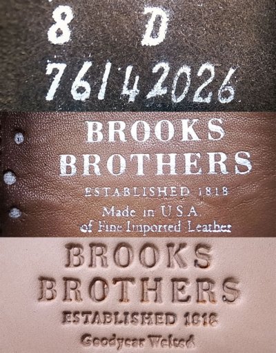 画像2: BROOKS BROTHERS NEUMOK SNUFF SUEDE NOS Made by Allen Edmonds
