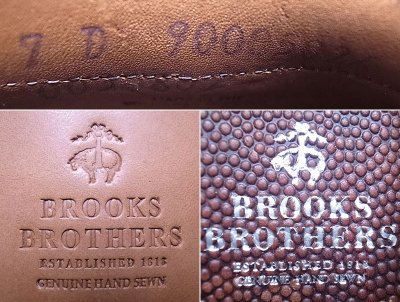 画像3: BROOKS BROTHERS Duke Brown Grain Beefroll 7D NOS Made by AE 