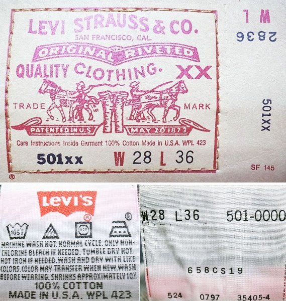 画像7: Deadstock 1993'S(Copyright©) LEVI'S 501【SHRINK-TO-FIT】生 USA製  (7)